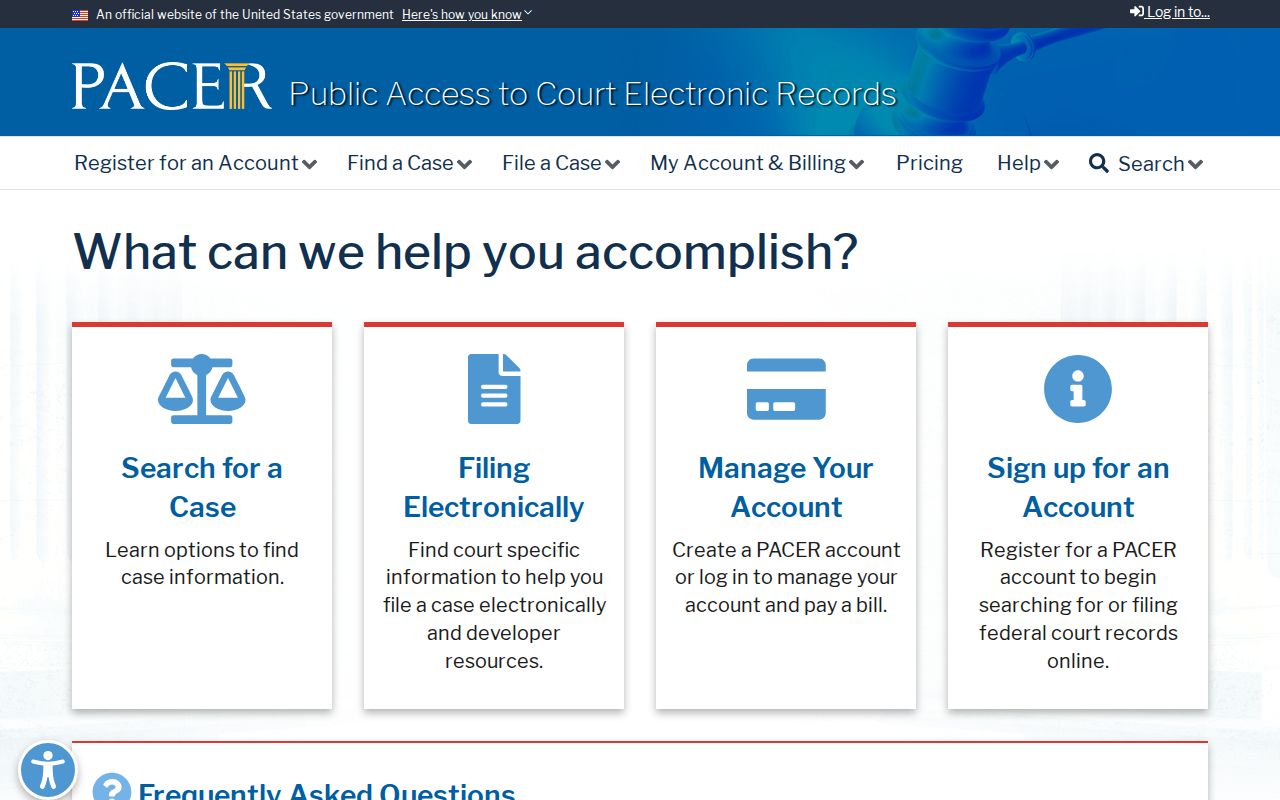 Polk County criminal records federal PACER court access
